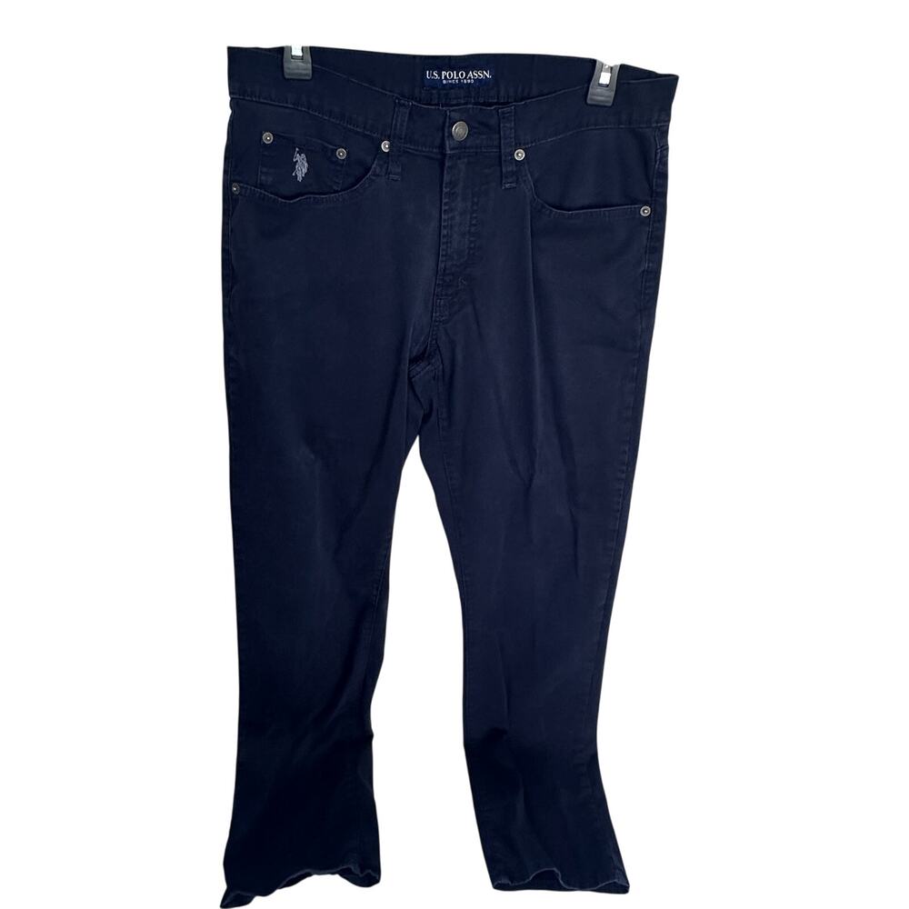 Mens U.S. Polo Assn. dark blue athlete/stretch pants size 32x32